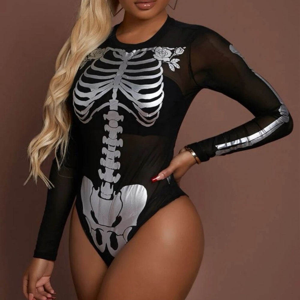 Skeleton Bodysuit - Picture 2 of 2